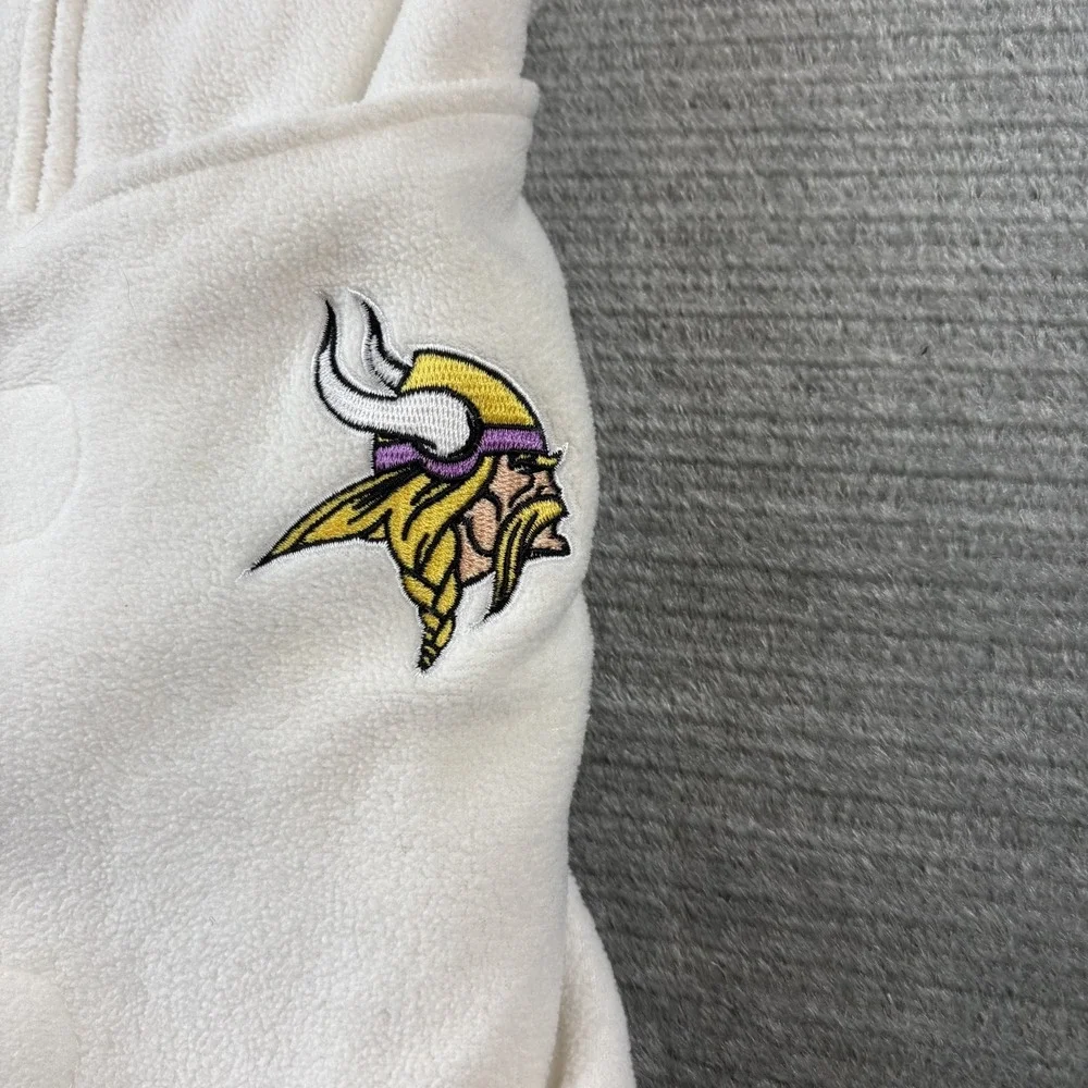 Halo Sleepsack Swaddle Cozy Fleece Newborn NFL MN Vikings Embroidered Logo